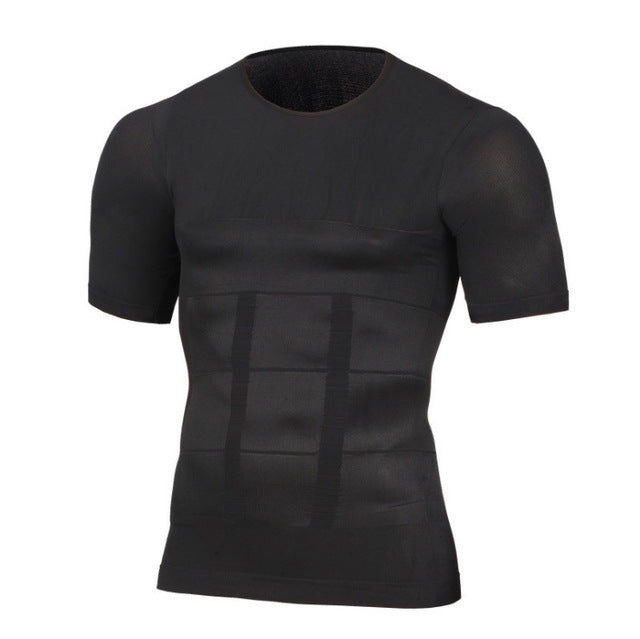 Men's Compression T-Shirt Compression Body Building Shirt for Men Moisture Wicking T-shirt Tights