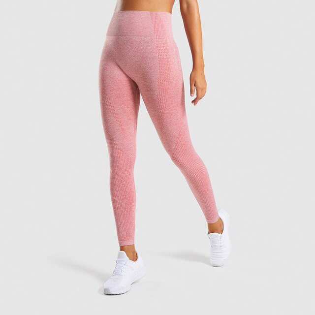 High Waist Seamless Pants Push Up Sport Women Fitness Running Leggings Energy Seamless Skinny Pants Gym Girl Candy colorful