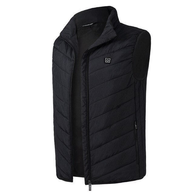 Jacket Warmer Heating Vest Winter Men Women Outdoor USB Infrared Flexible Electric Thermal Clothing Waistcoat Warm Clothing