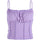 Sexy Spaghetti Straps Ruffles Crop Top Summer Women Purple Backless Sleeveless Camisole Top Female Slim Skinny Bralette