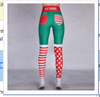 Christmas Style Digital Print Patchwork Colorful Skinny Pants For Women Elegant Casual Cute Pants