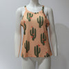 Print Cactus Green Plant Summer Tank Top Women 2018 Sexy Casual Sleeveless Halter Ladies Cami Cropped Tank Tops Tees